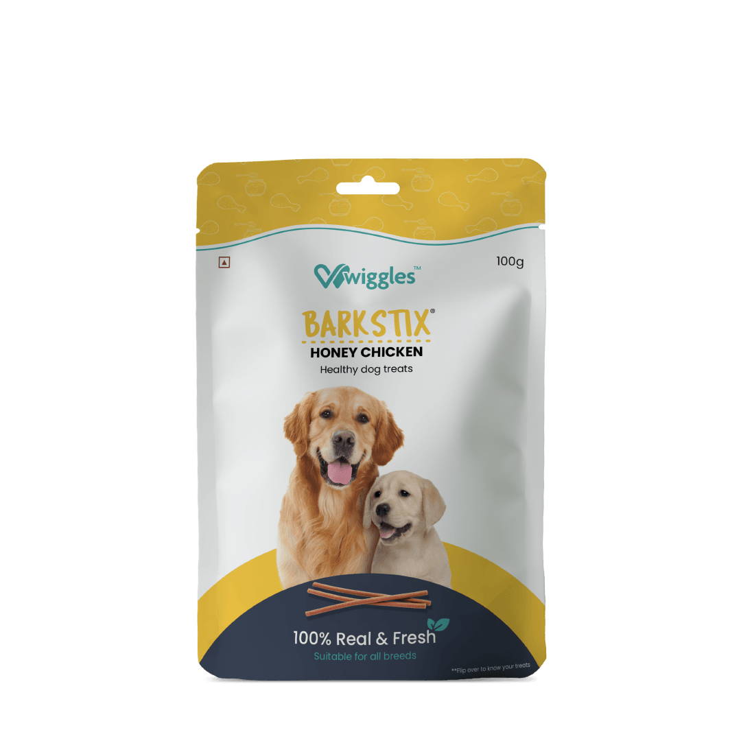 Barkstix Dog Treats for Training Adult & Puppies, (Honey Chicken) - Wiggles.in